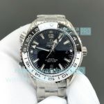 OVS Super Replica Omega Seamaster Planet Ocean Oreo GMT Swiss 8605 Stainless Steel Watch 